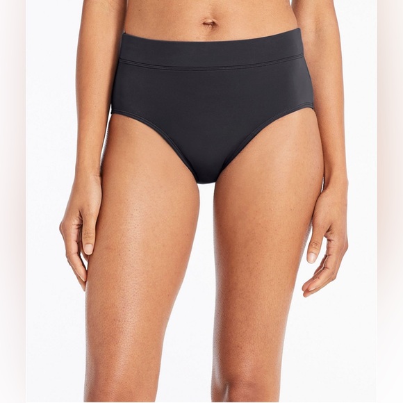 L.L. Bean Other - NWT L.L. Bean Women's BeanSport Swimwear, Mid-Rise Brief in black size 6